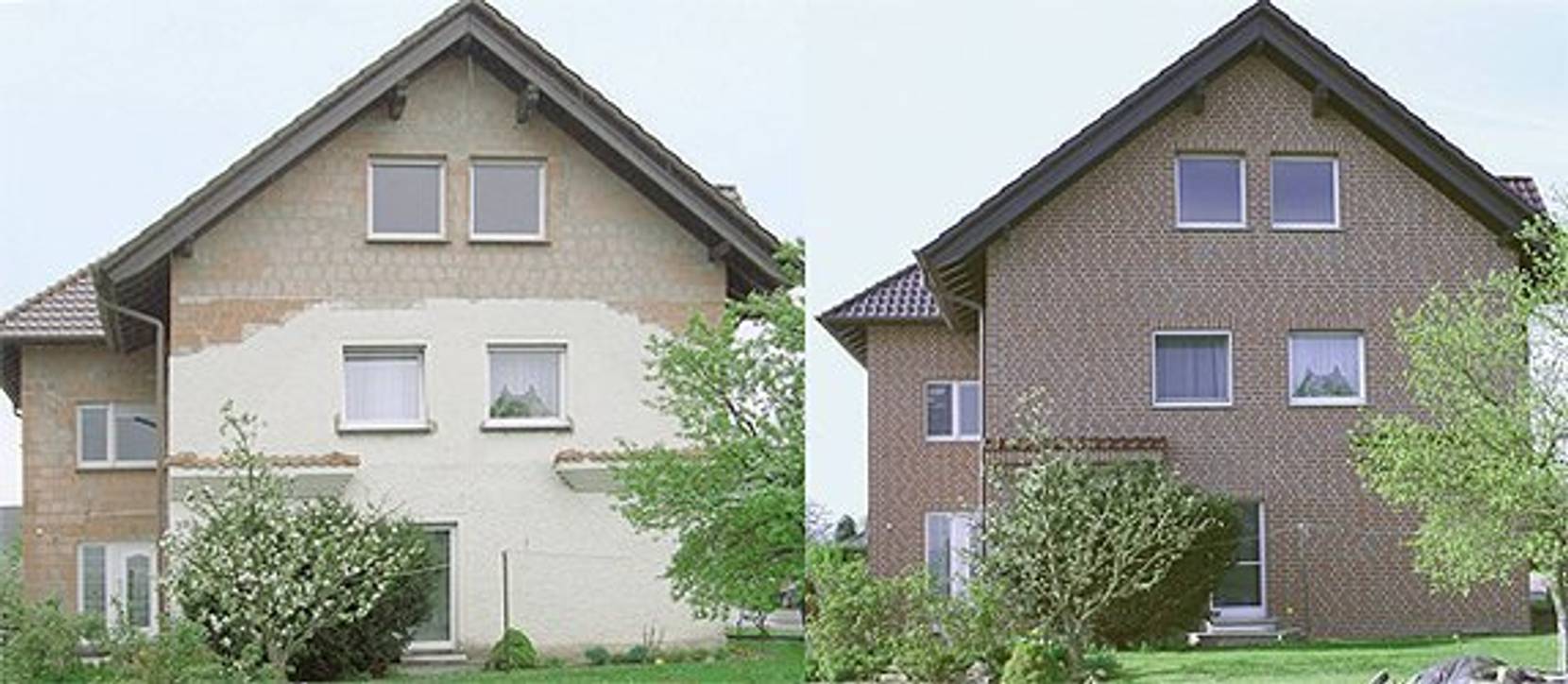 Isolierklinker Vorher Nachher