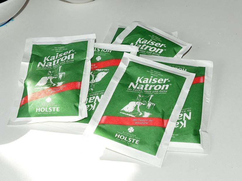 Natron ist eine gute Basis für Knete
