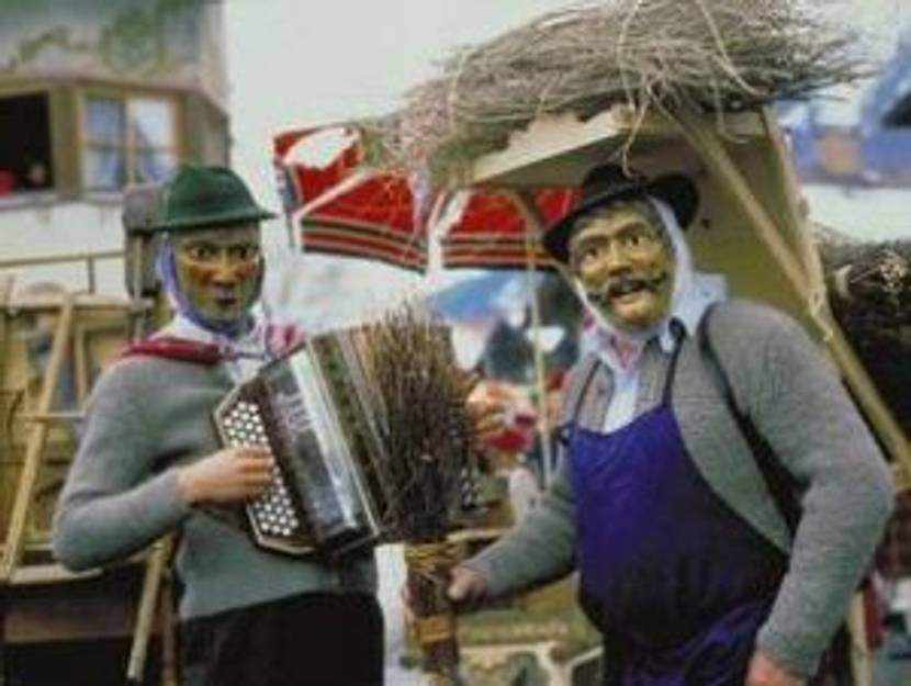 Traditionelle Faschingskostüme in Oberbayern
