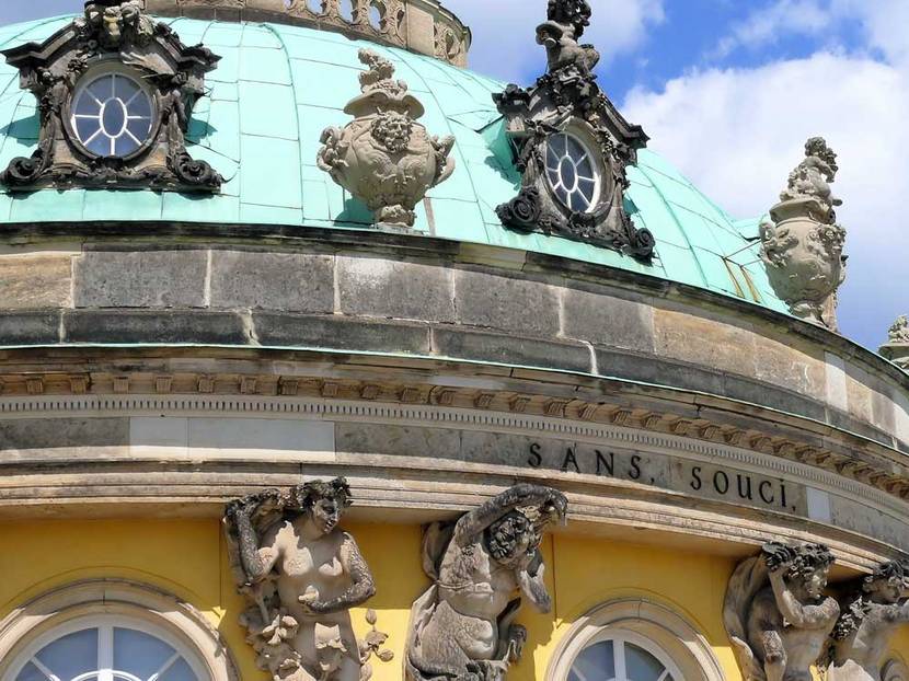Dach Schloss Sans Souci