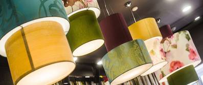 bunte lampenschirme