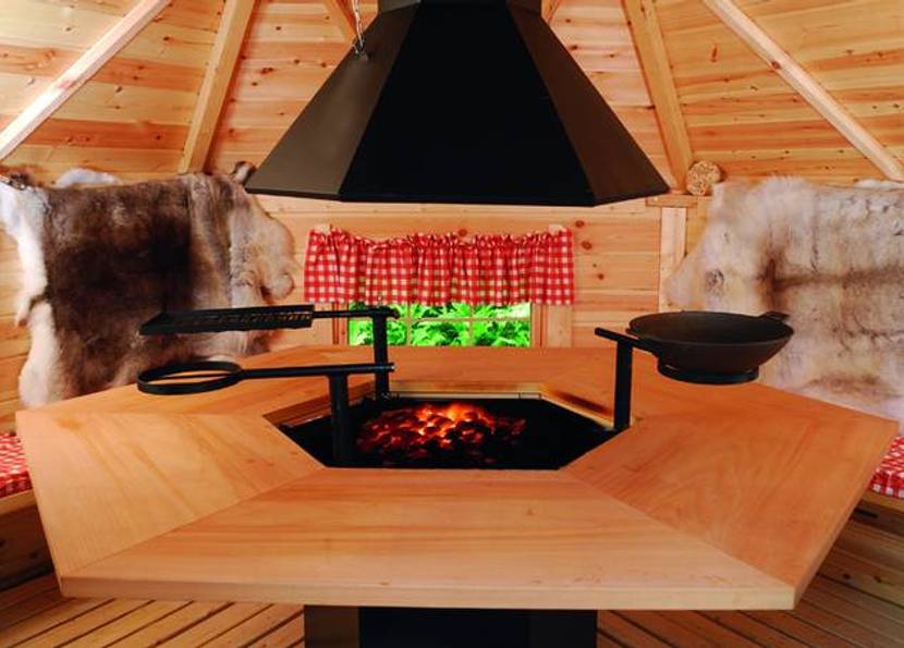 Lapland Grillhouse in Standardausstattung