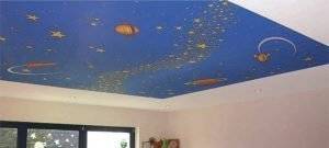 Spanndecke als Sternenhimmel