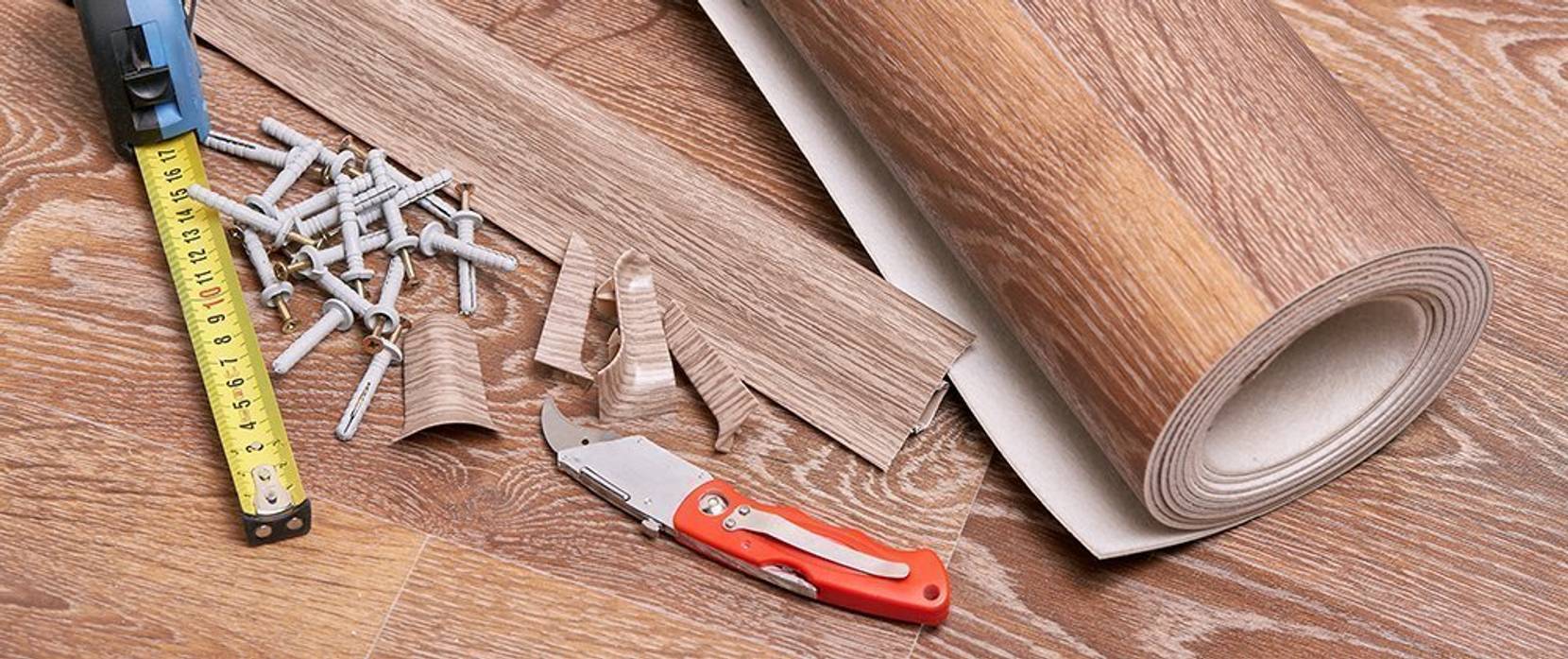 Linoleum richtig verlegen Anleitung in 4 Schritten heimwerker.de
