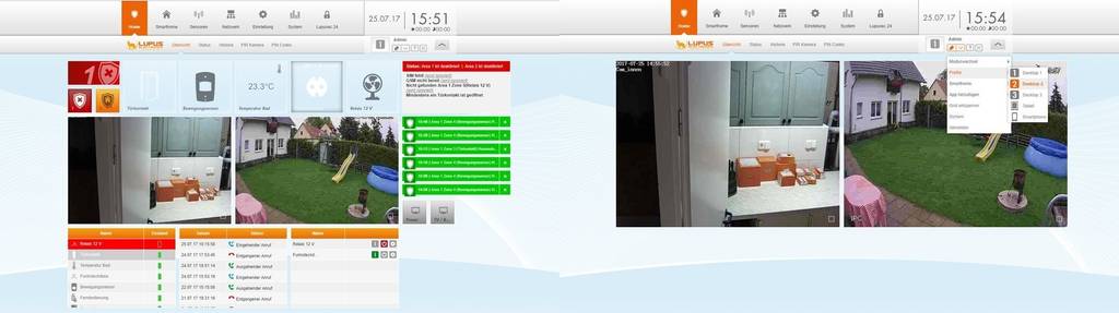 lupus-smarthome-bedienoberflaeche
