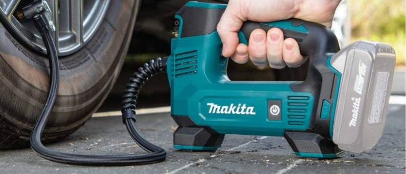makita-akku-luftpumpe mit kompressor