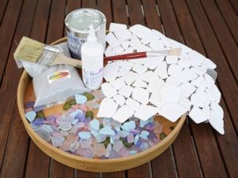 mosaik- materialbedarf