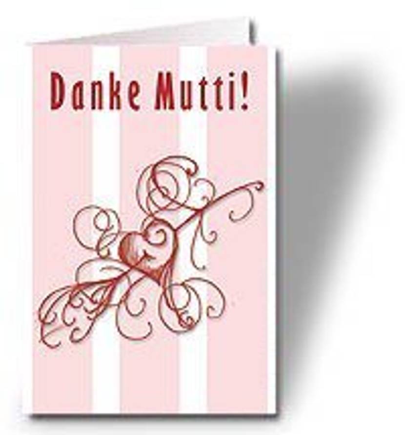 Muttertagskarte Vorlage