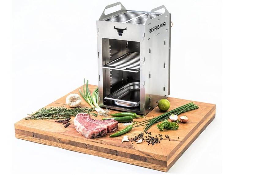 oberhitzegrill mit zutaten
