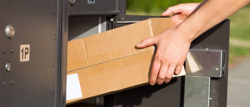 sendung aus paketbriefkasten holen