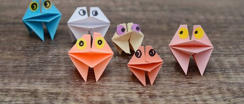 origami froesche