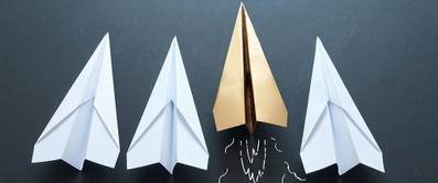 Papierflieger basteln