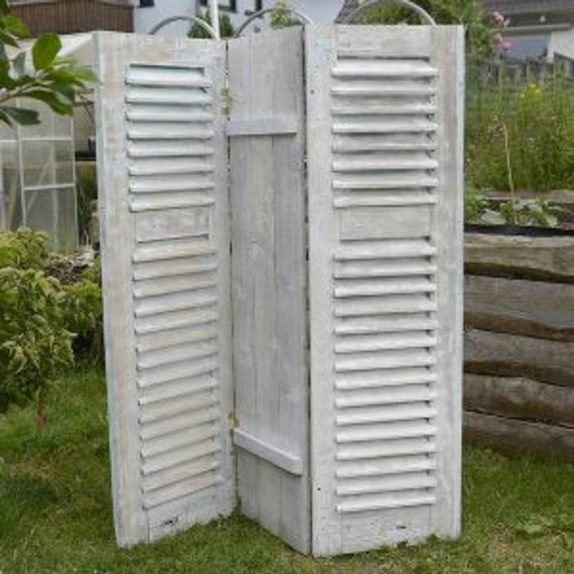 Shabby-Chic-Paravent selbst gebaut