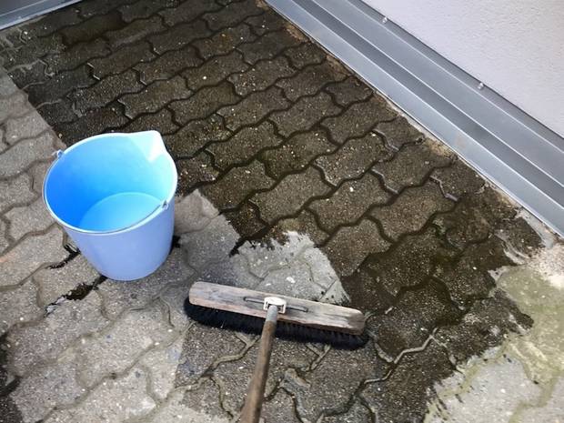Pflasterstein reinigen in 4 Schritten heimwerker.de