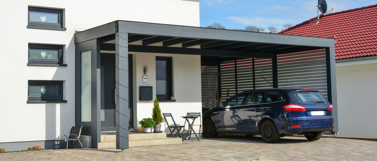50+ Vorgärten Mit Carport Unf Parkplatz, Mit diesen gestaltungsideen