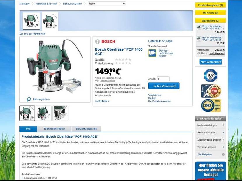 Praktiker Baumarkt Test