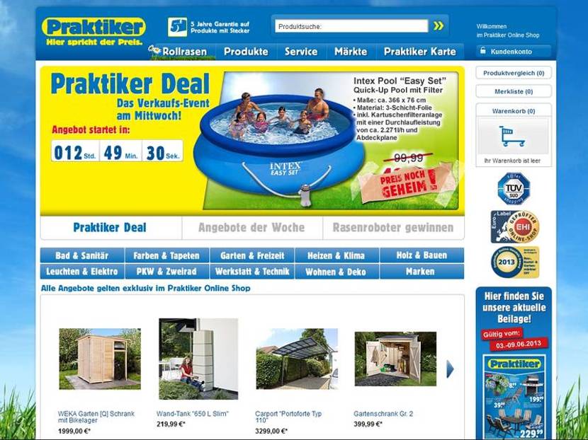 Praktiker Baumarkt Test