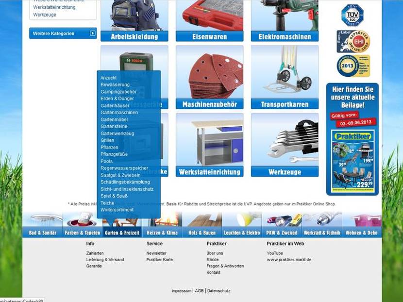 Praktiker Baumarkt Test