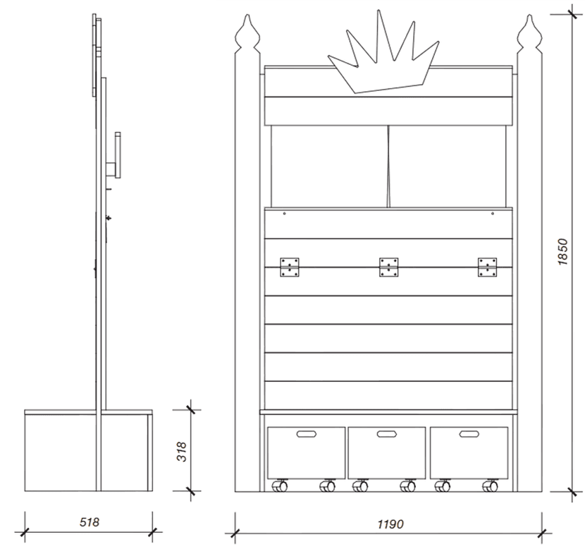 Anleitung Puppentheater bauen