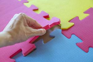 Puzzlematte-Puzzleunterlage