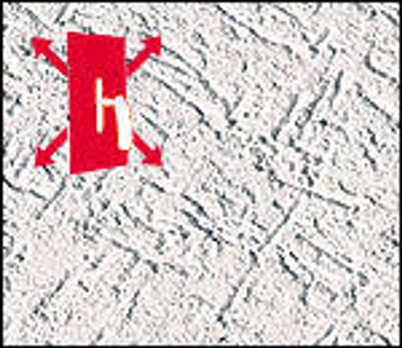Reibeputz - Diagonales Reiben