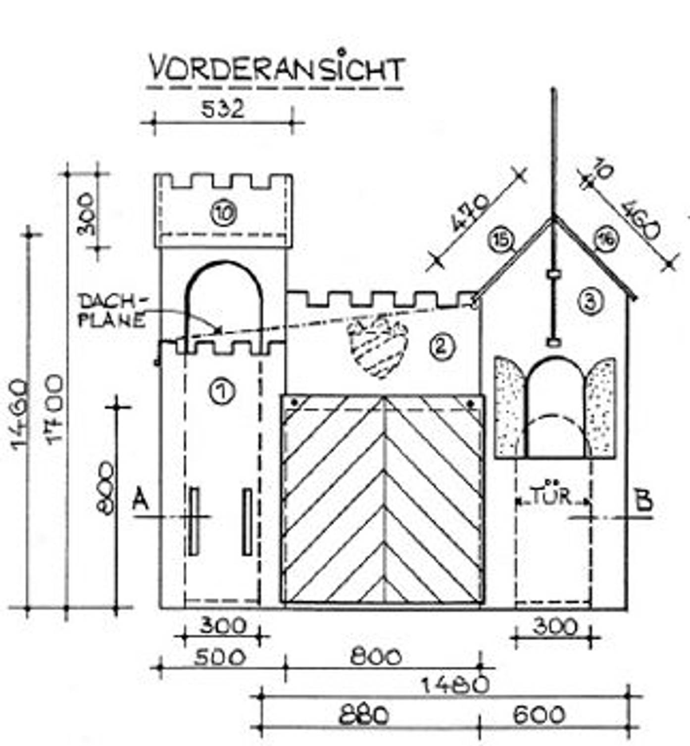 ritterburg bauanleitung Ritterburg selber bauen – mit Schnittvorlagen