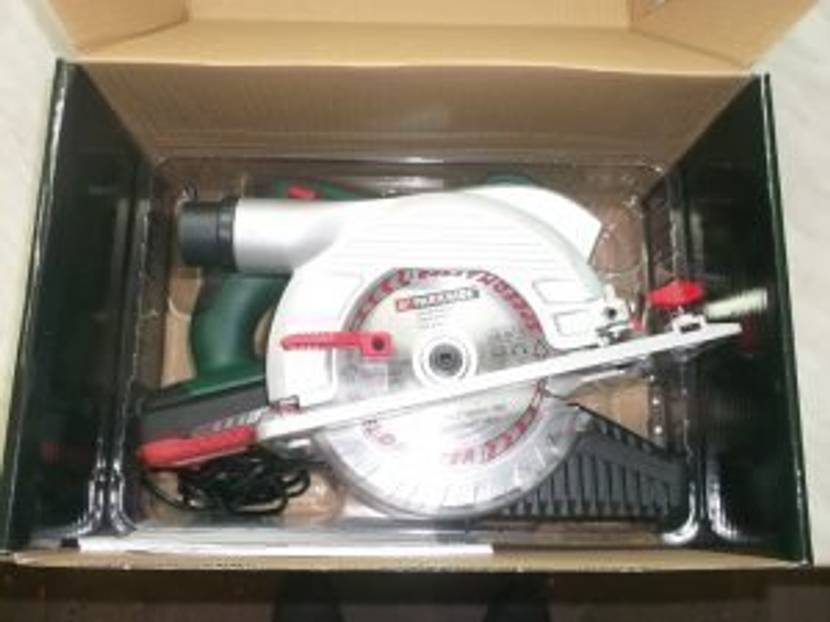 Test handkreissäge Packungsinhalt