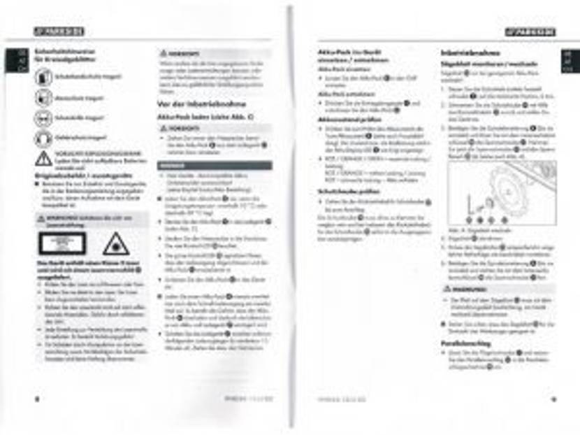 Handkreissäge Bedienungsanleitung