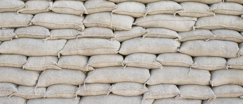 sandsackwall