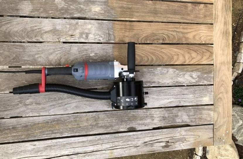 satiniermaschine auf holz