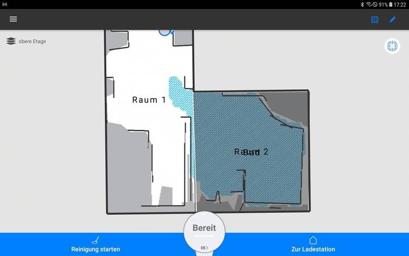Saugroboter Test Medion MD 18871 Zone reinigen