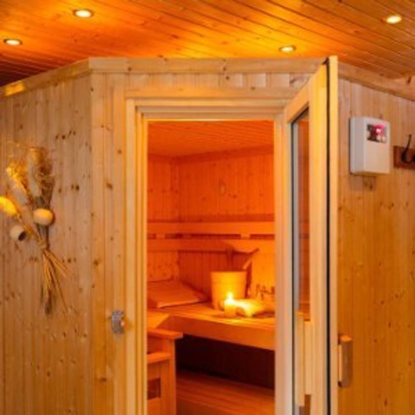 Kleine Sauna für zu Hause.