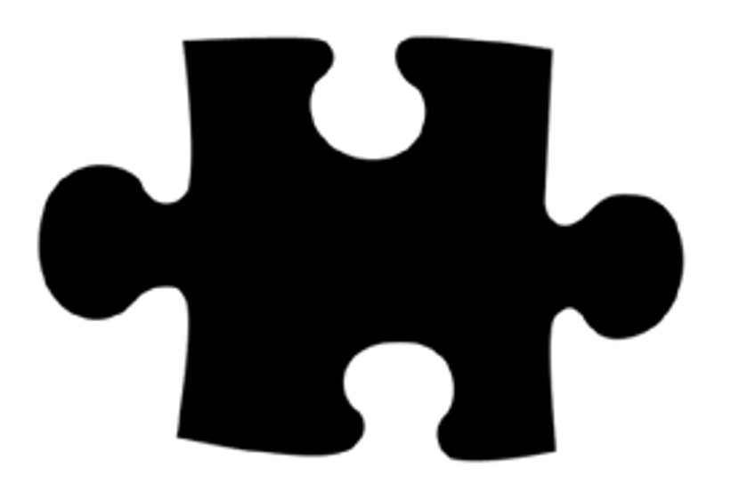 puzzelteil form 1