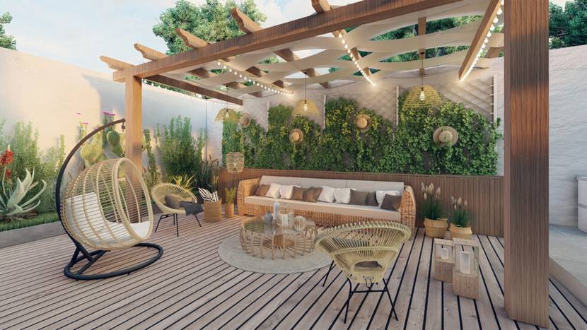 Schattige Terrasse gestalten