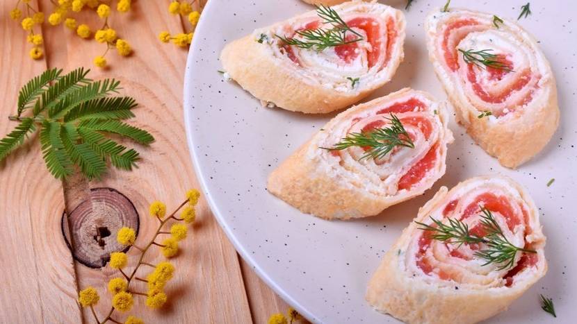 Crepes als Häppchen