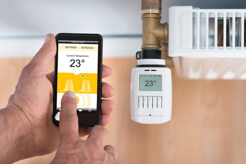 smart-home-thermostat an heizkoerper