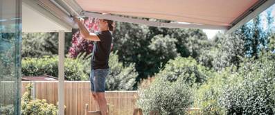 Sonnenschutz Garten selber bauen