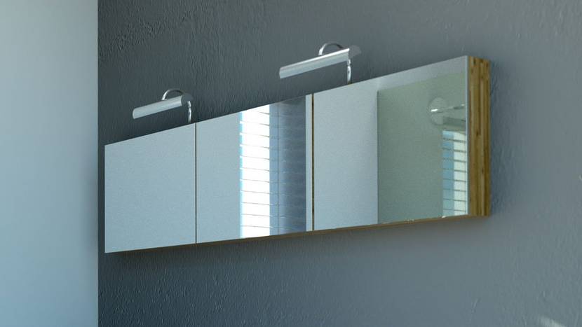 Spiegelschrank mit Licht