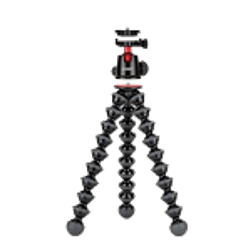 Klemmstativ als Alternative zum Tripod.
