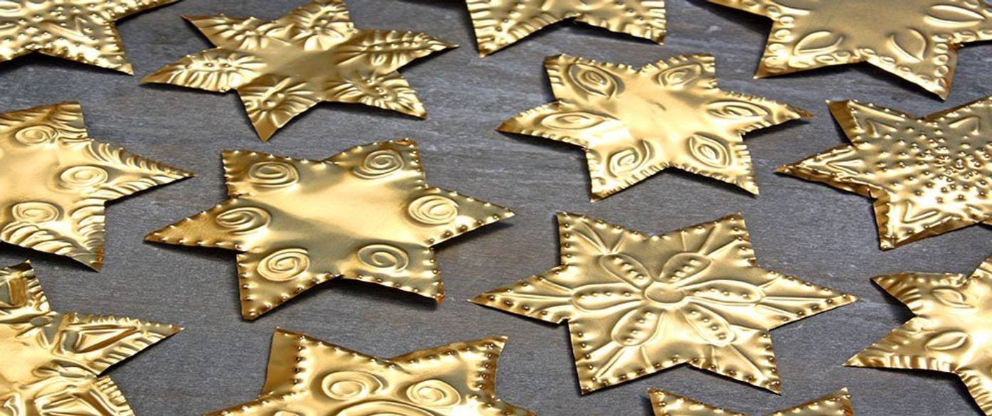 Basteln mit Metallfolie Eine weihnachtliche Anleitung und viele Ideen