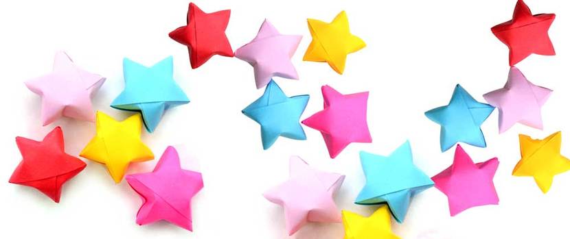 Sterne falten – Origamisterne aus Papier 