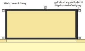 Eine Tür für dier Strahlkabine bauen
