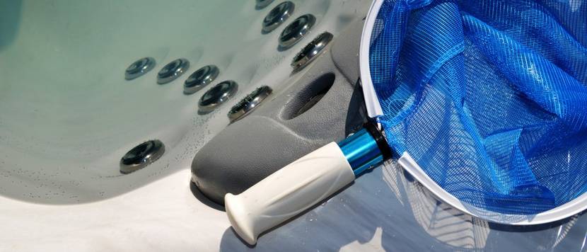 swim spa pflege