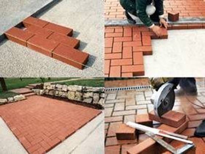 terrasse-beton-8 Es gibt verschiedene Muster zu verlegen.