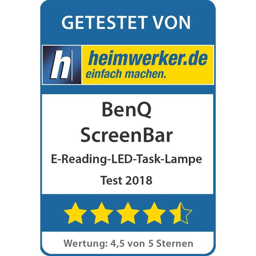 Test: BenQ ScreenBar e-Reading LED Task Lamp