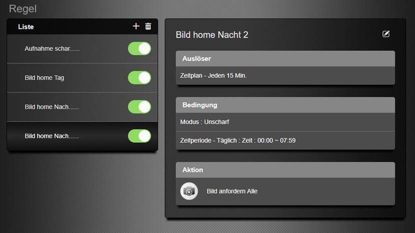 Blaupunkt Alarmanlage regeln erstellen