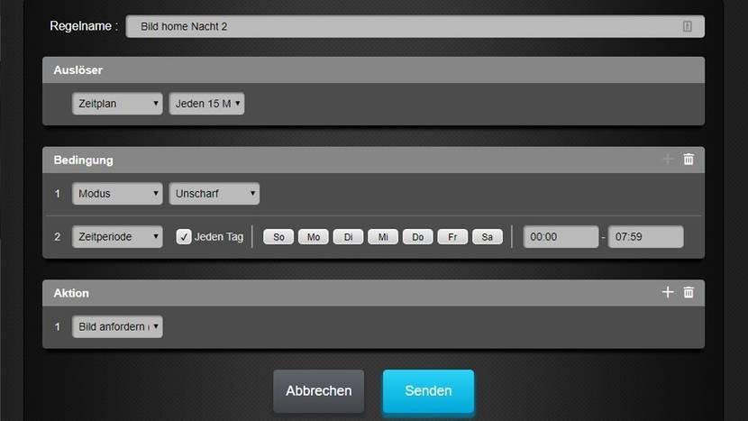 Blaupunkt Alarmanlage App Regel