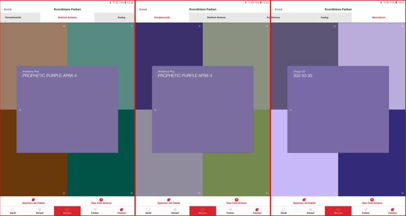 ColorReader Komplementärfarben