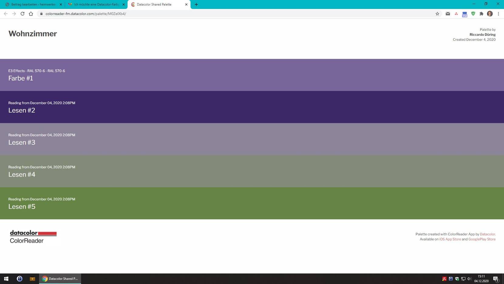 Color Reader Ez Test | Colorreader Ez Farbkarte – ERJARE