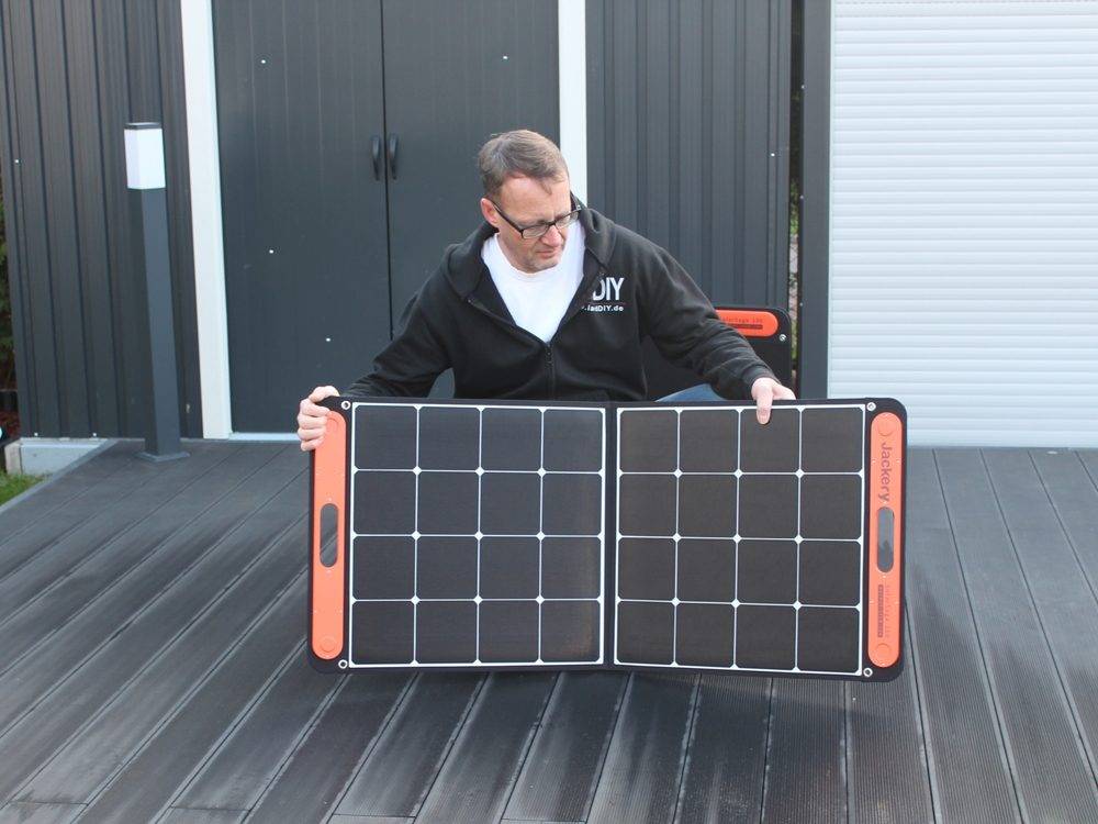 Test Jackery tragbare Powerstation mit Solarpanel